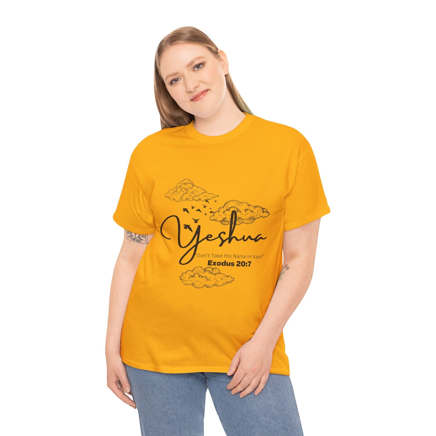 Unisex Yeshua Exodus 20:7  Cotton Tee