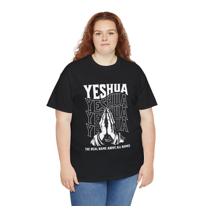 Unisex Yeshua Praying Hands Cotton Tee