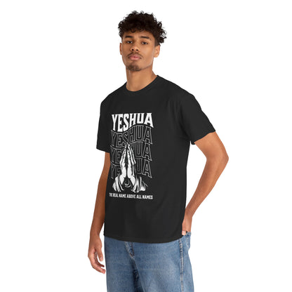 Unisex Yeshua Praying Hands Cotton Tee