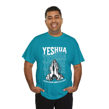 Unisex Yeshua Praying Hands Cotton Tee