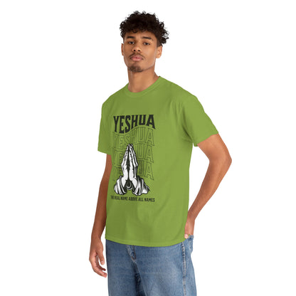 Unisex Yeshua Praying Hands Cotton Tee