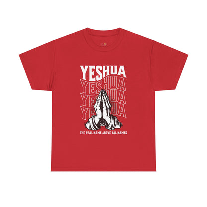 Unisex Yeshua Praying Hands Cotton Tee