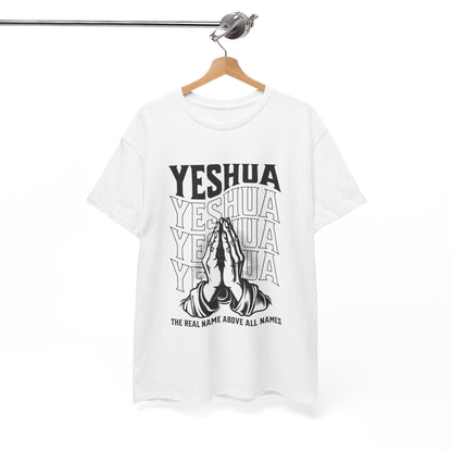 Unisex Yeshua Praying Hands Cotton Tee