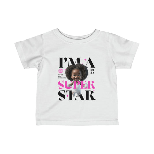 I'm A Super Star Infant Fine Jersey Tee 6M - 24M