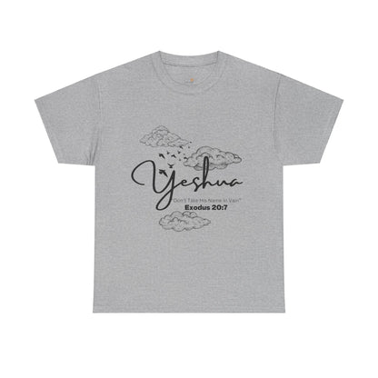 Unisex Yeshua Exodus 20:7  Cotton Tee