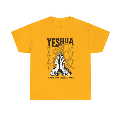 Unisex Yeshua Praying Hands Cotton Tee