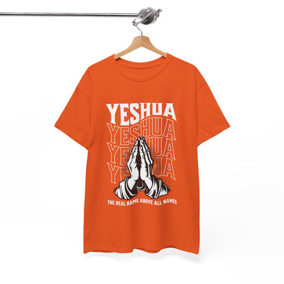 Unisex Yeshua Praying Hands Cotton Tee