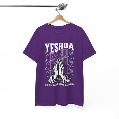 Unisex Yeshua Praying Hands Cotton Tee