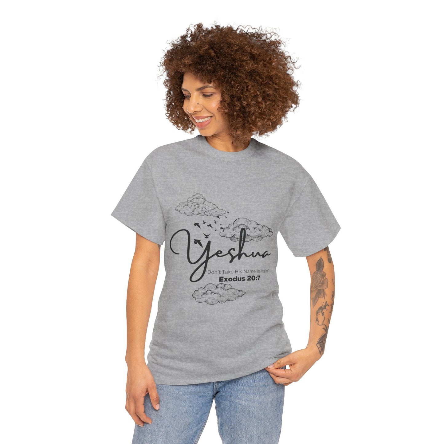 Unisex Yeshua Exodus 20:7  Cotton Tee