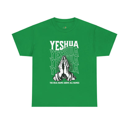 Unisex Yeshua Praying Hands Cotton Tee