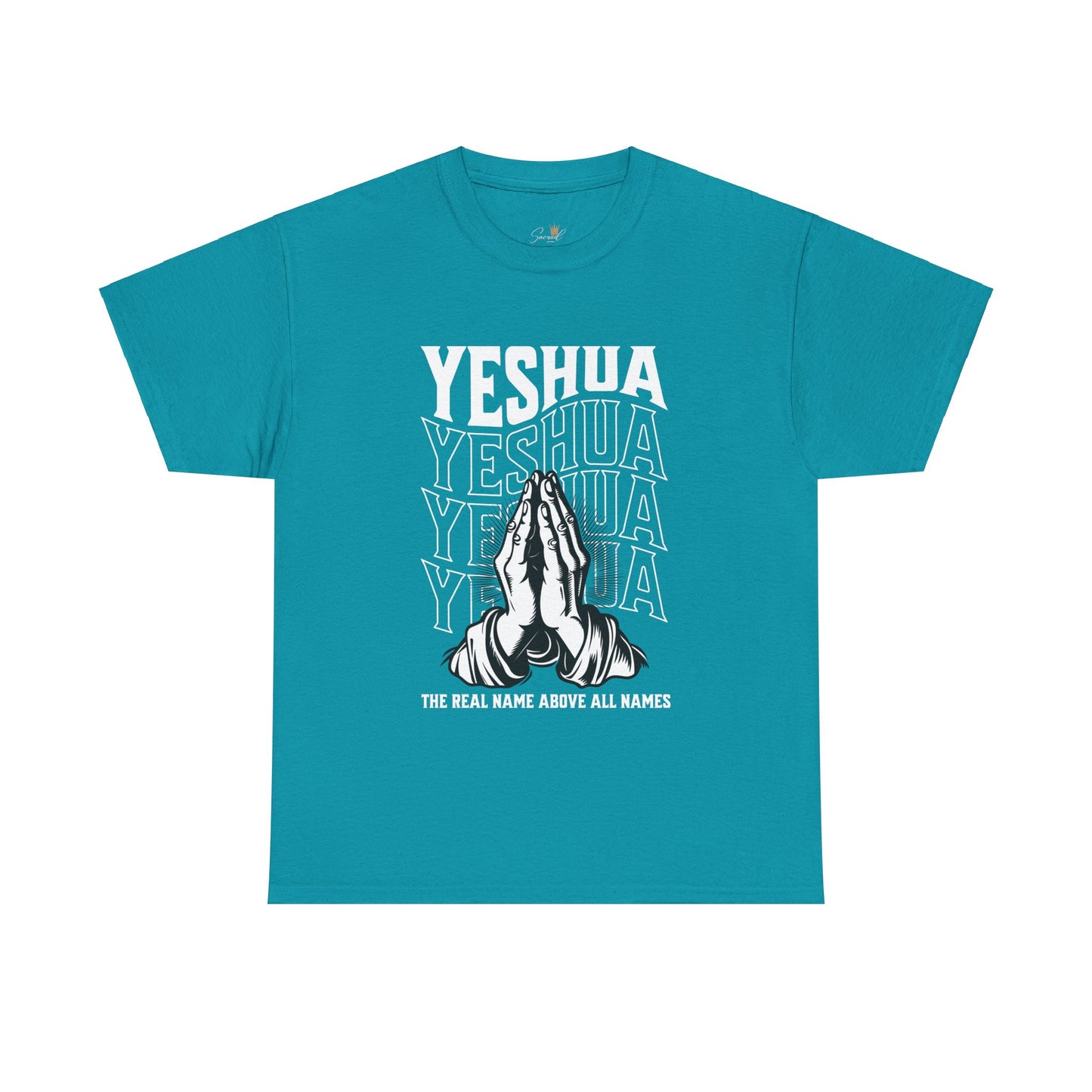 Unisex Yeshua Praying Hands Cotton Tee