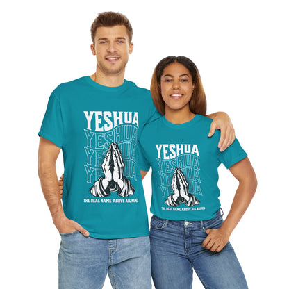 Unisex Yeshua Praying Hands Cotton Tee