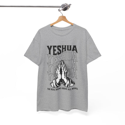 Unisex Yeshua Praying Hands Cotton Tee