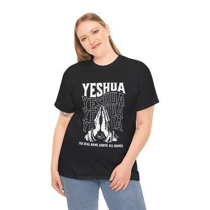 Unisex Yeshua Praying Hands Cotton Tee