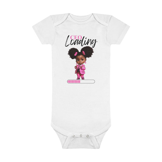 CEO Loading Preemie Girl's Onesie® Organic Baby Bodysuit Preemie