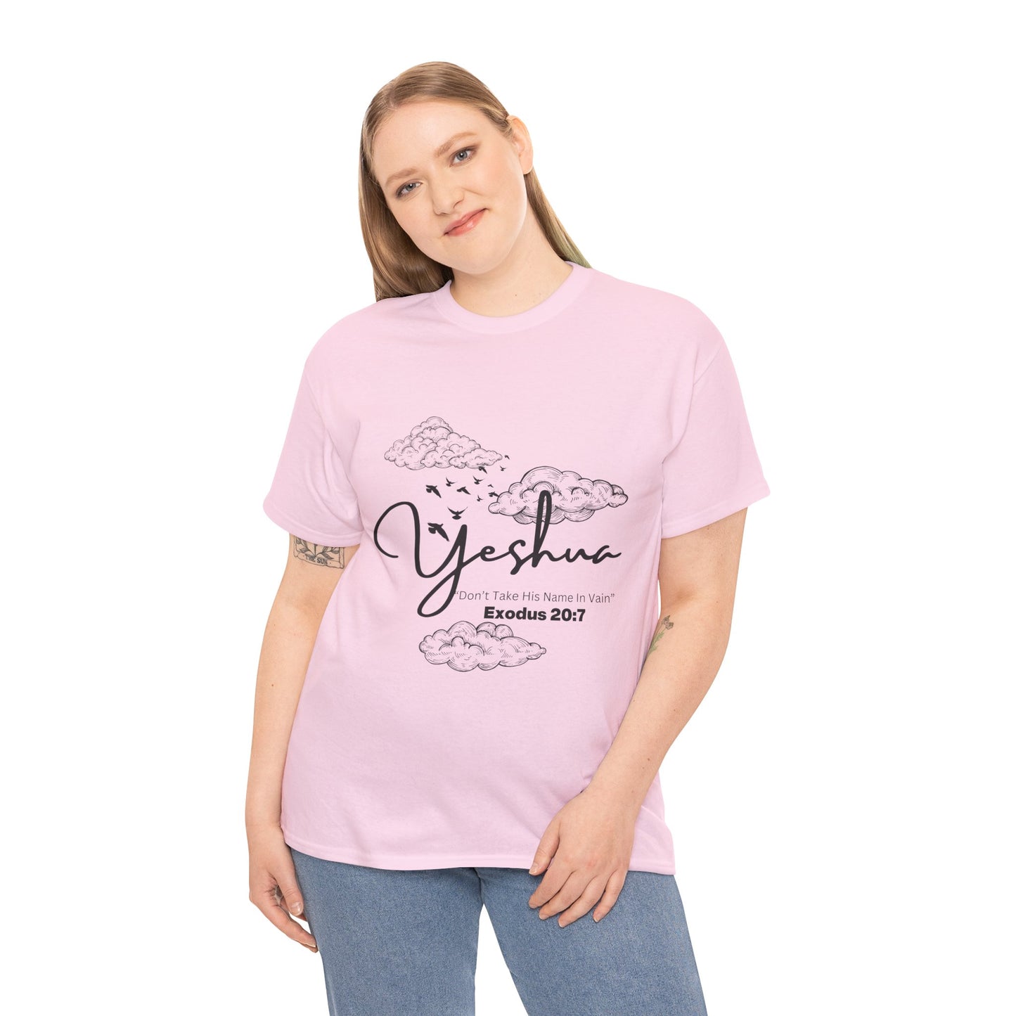 Unisex Yeshua Exodus 20:7  Cotton Tee