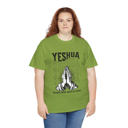 Unisex Yeshua Praying Hands Cotton Tee