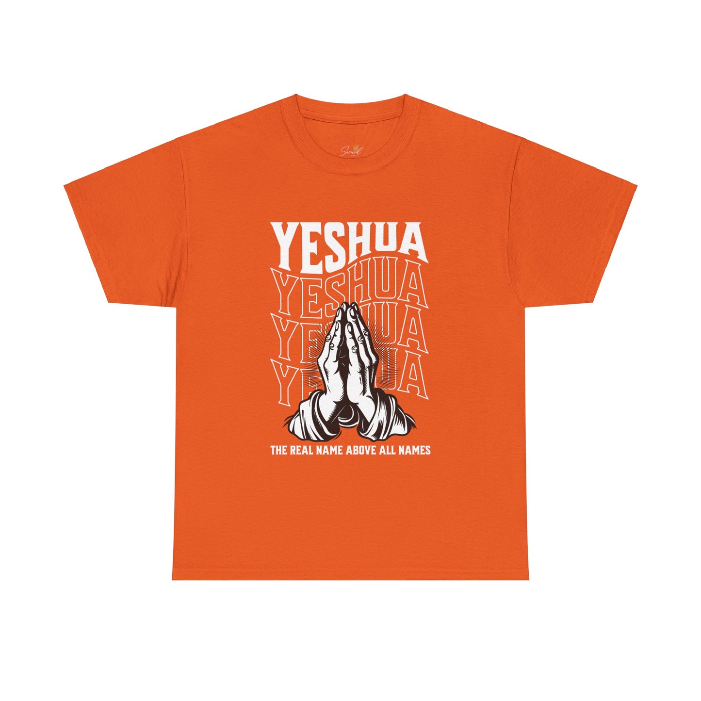 Unisex Yeshua Praying Hands Cotton Tee