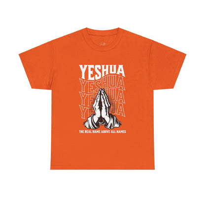 Unisex Yeshua Praying Hands Cotton Tee