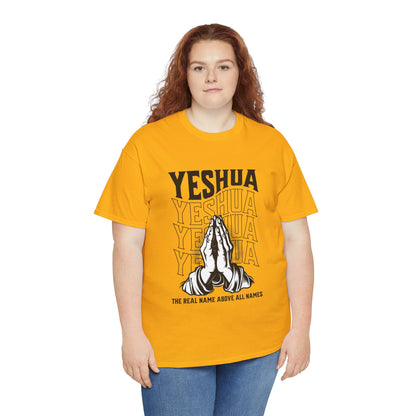 Unisex Yeshua Praying Hands Cotton Tee