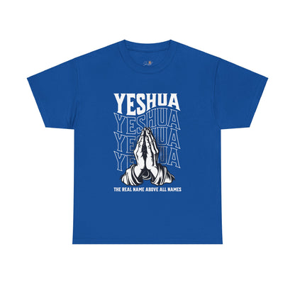 Unisex Yeshua Praying Hands Cotton Tee