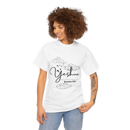 Unisex Yeshua Exodus 20:7  Cotton Tee