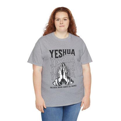 Unisex Yeshua Praying Hands Cotton Tee