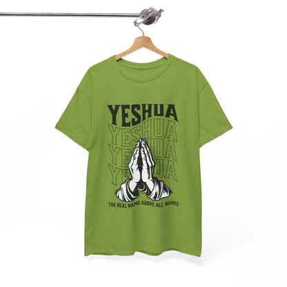 Unisex Yeshua Praying Hands Cotton Tee