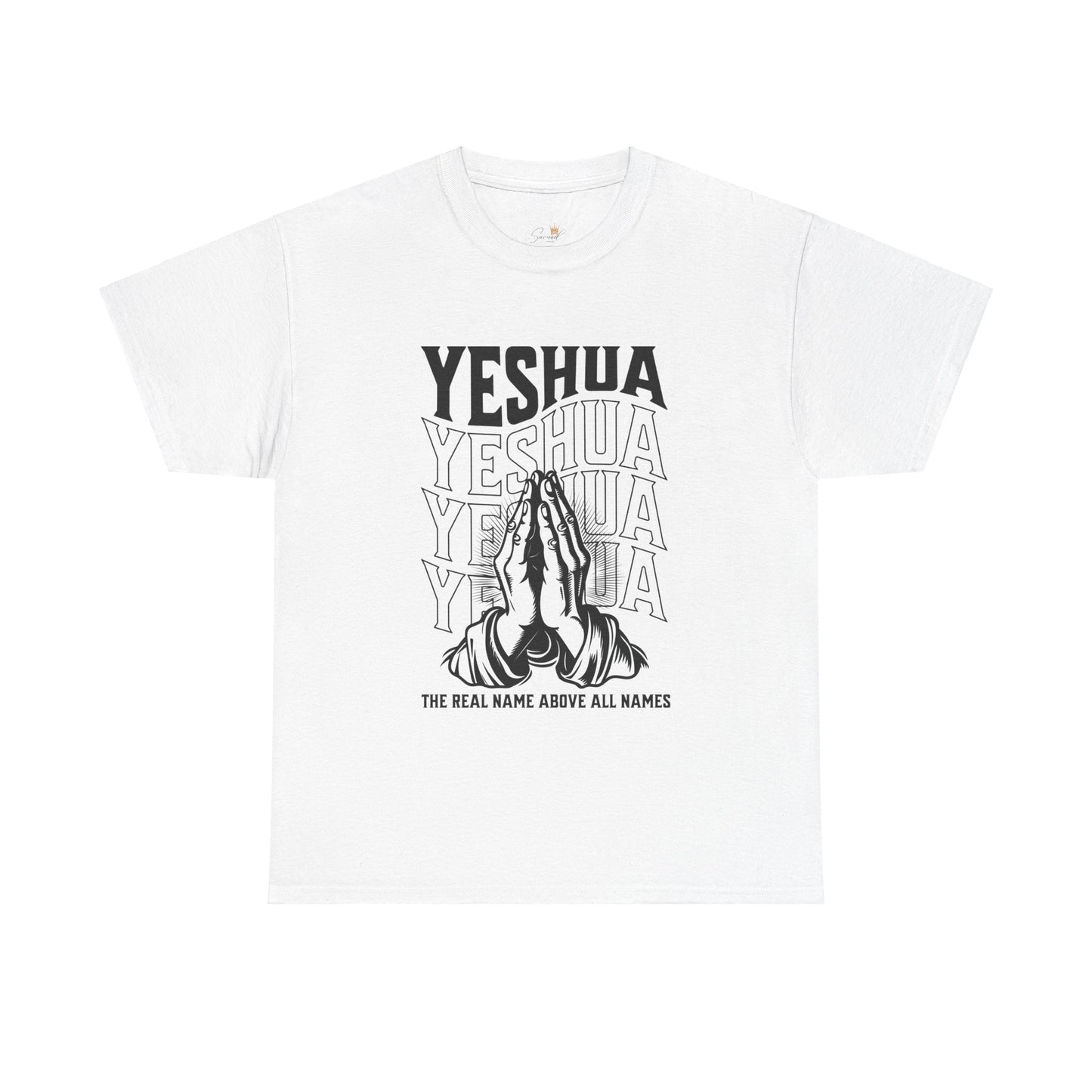 Unisex Yeshua Praying Hands Cotton Tee