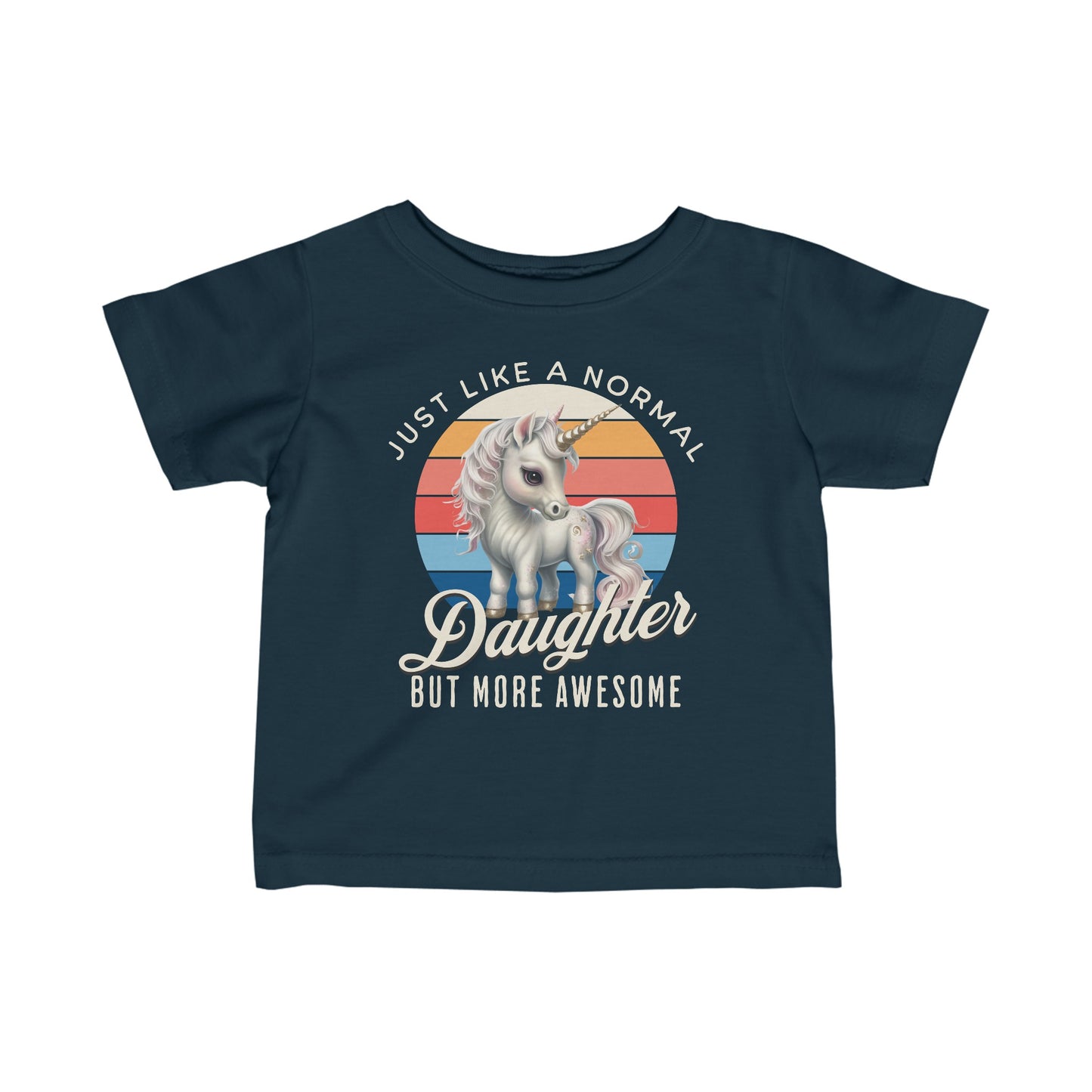 Awesome Daughter Infant Fine Jersey Tee