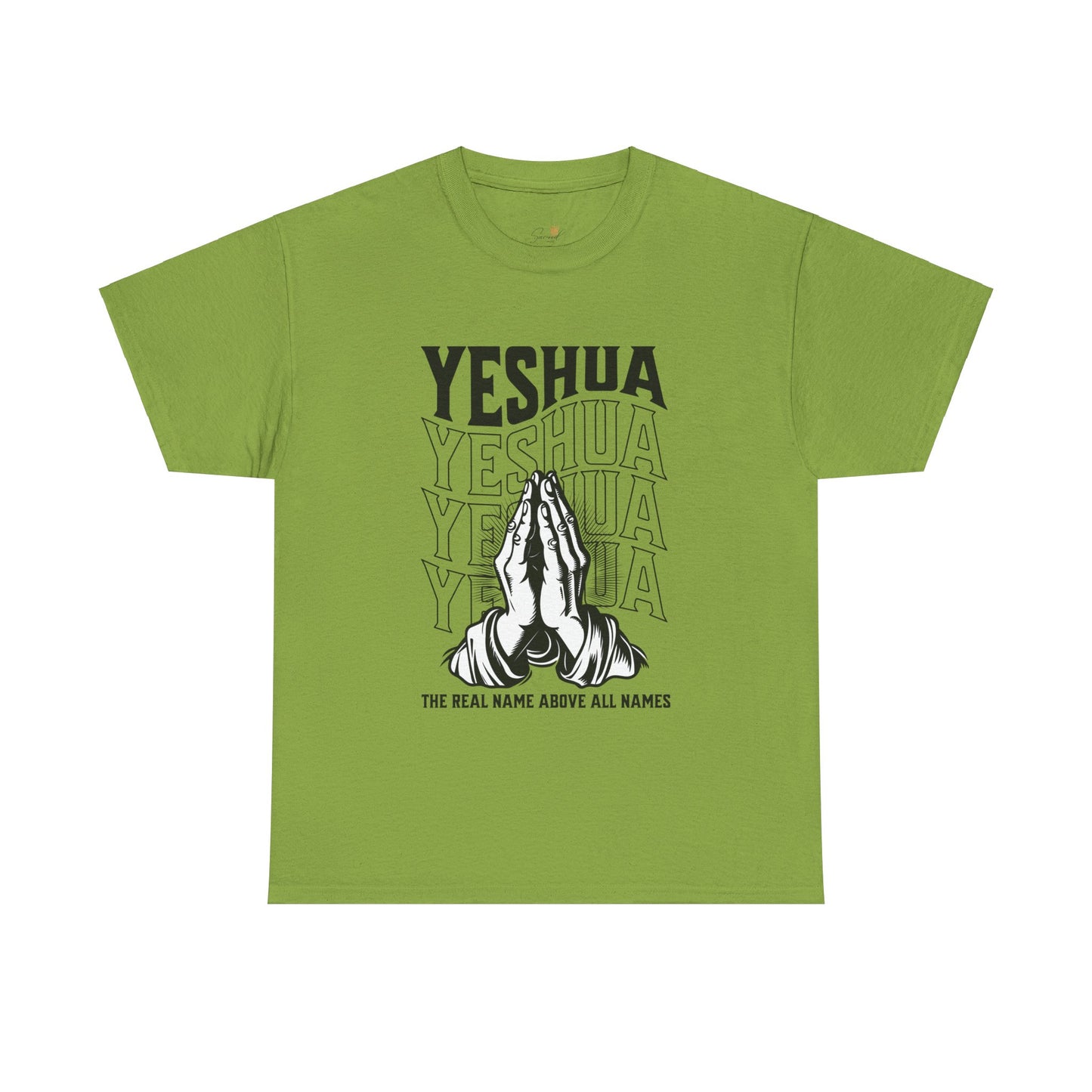 Unisex Yeshua Praying Hands Cotton Tee